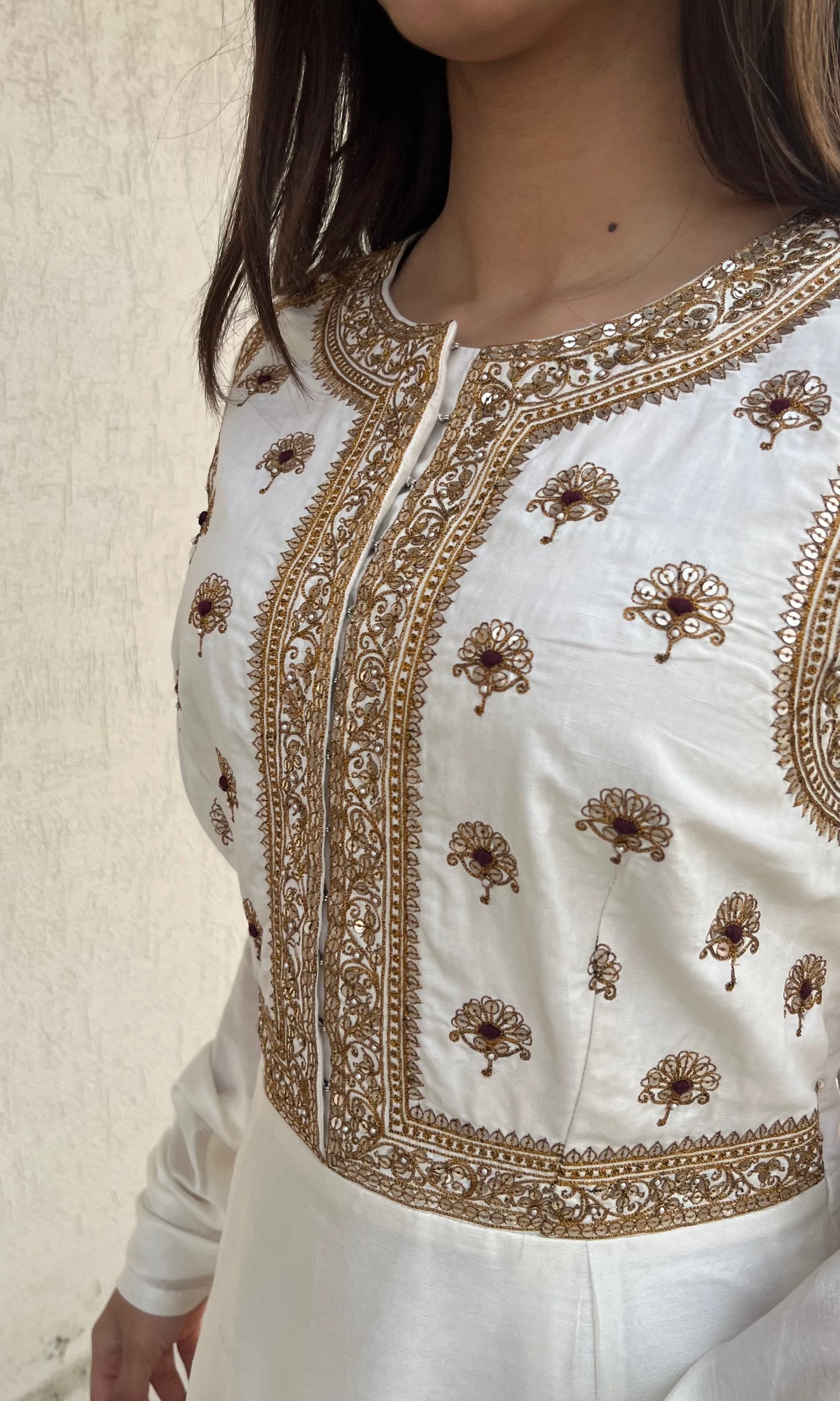 OFF-WHITE KURTA SET