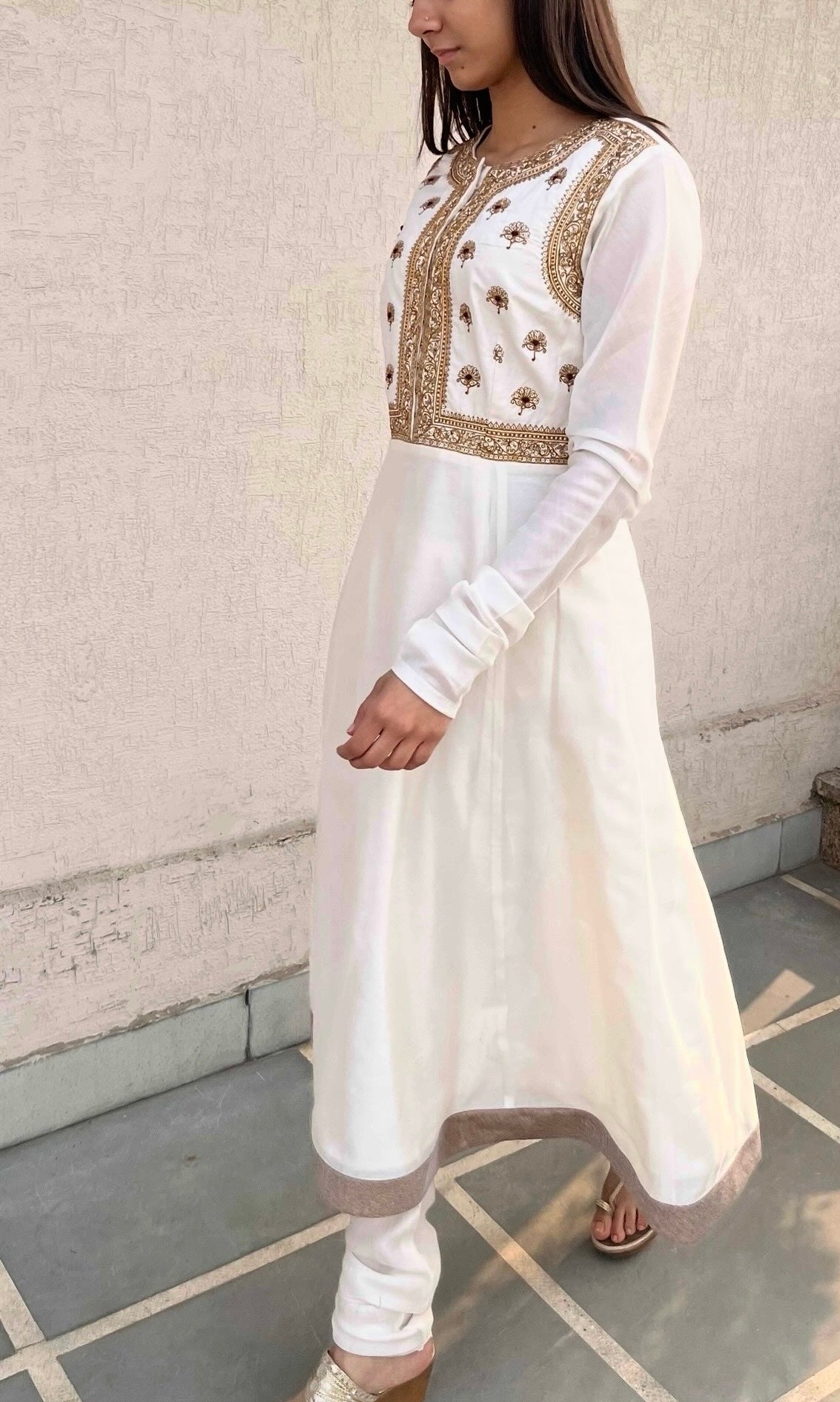OFF-WHITE KURTA SET