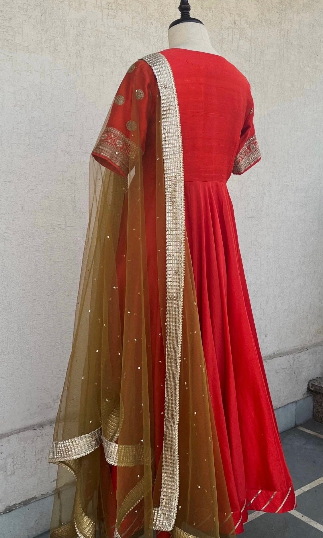 SCARLET ANARKALI SET