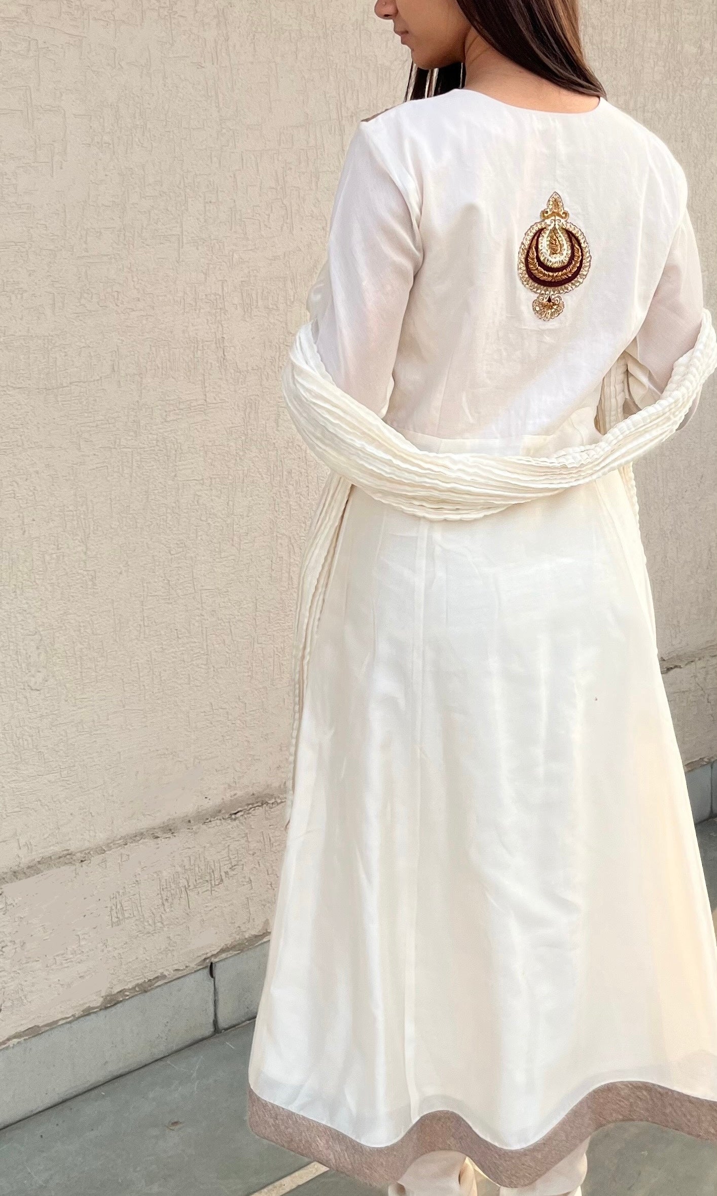 OFF-WHITE KURTA SET