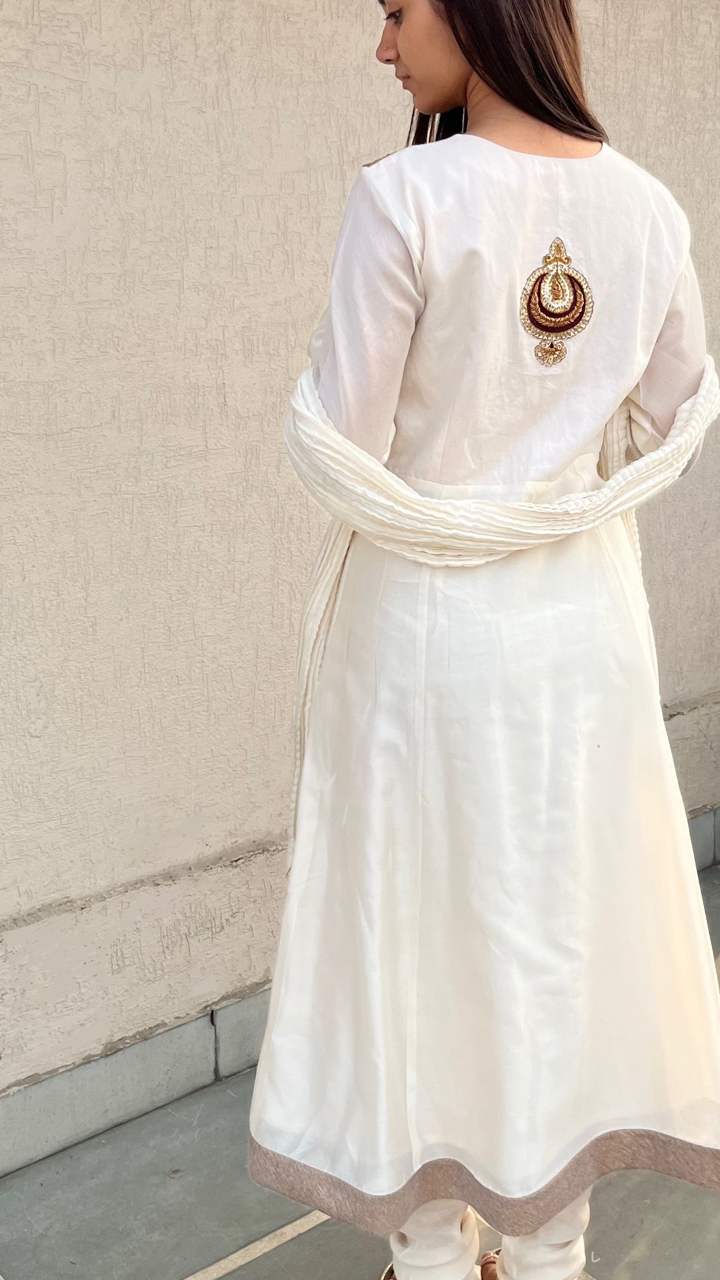OFF-WHITE KURTA SET