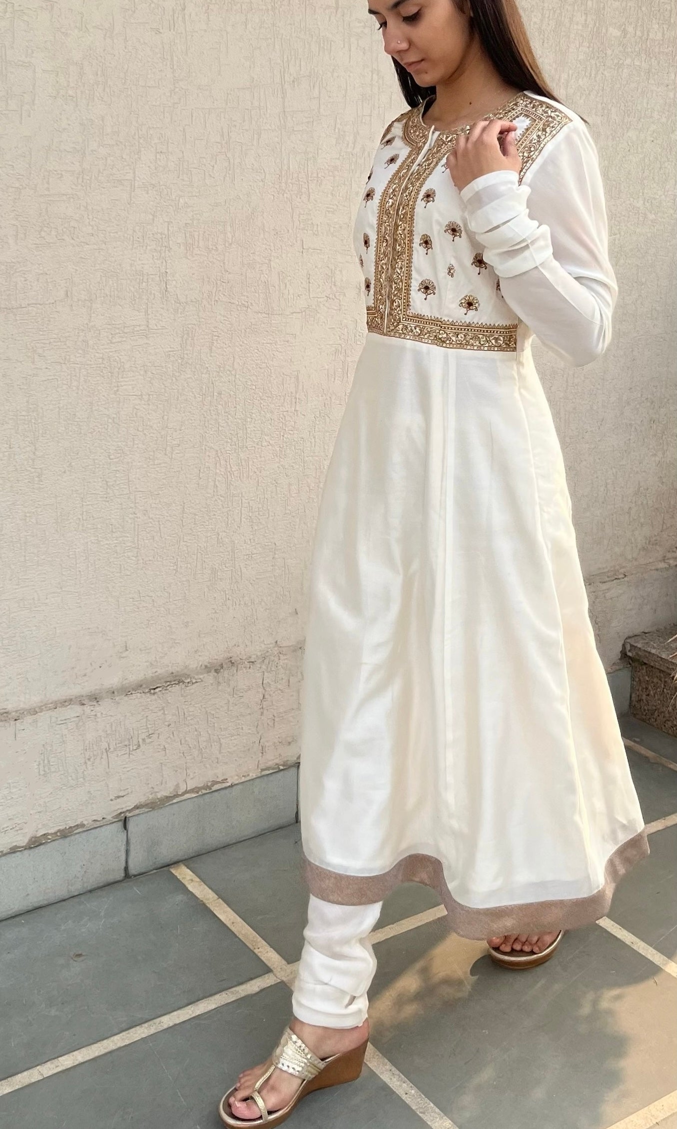 OFF-WHITE KURTA SET