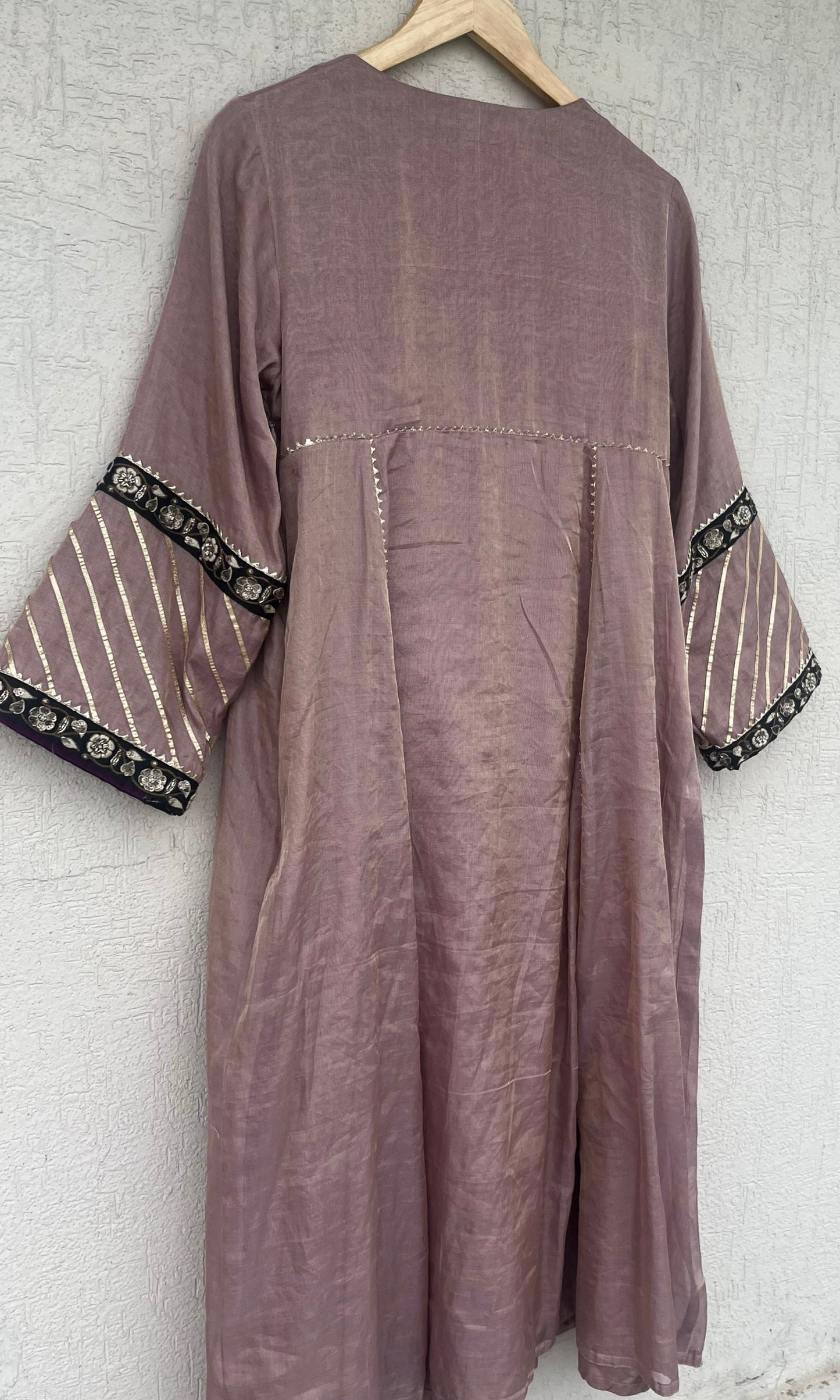 TISSUE A-LINE KURTA SET