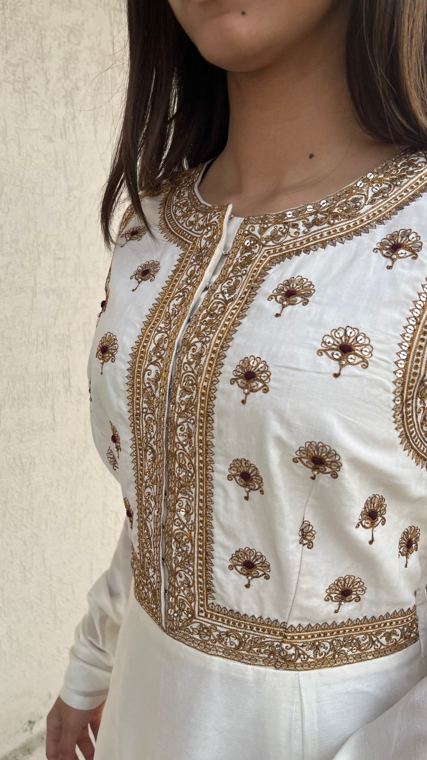 OFF-WHITE KURTA SET
