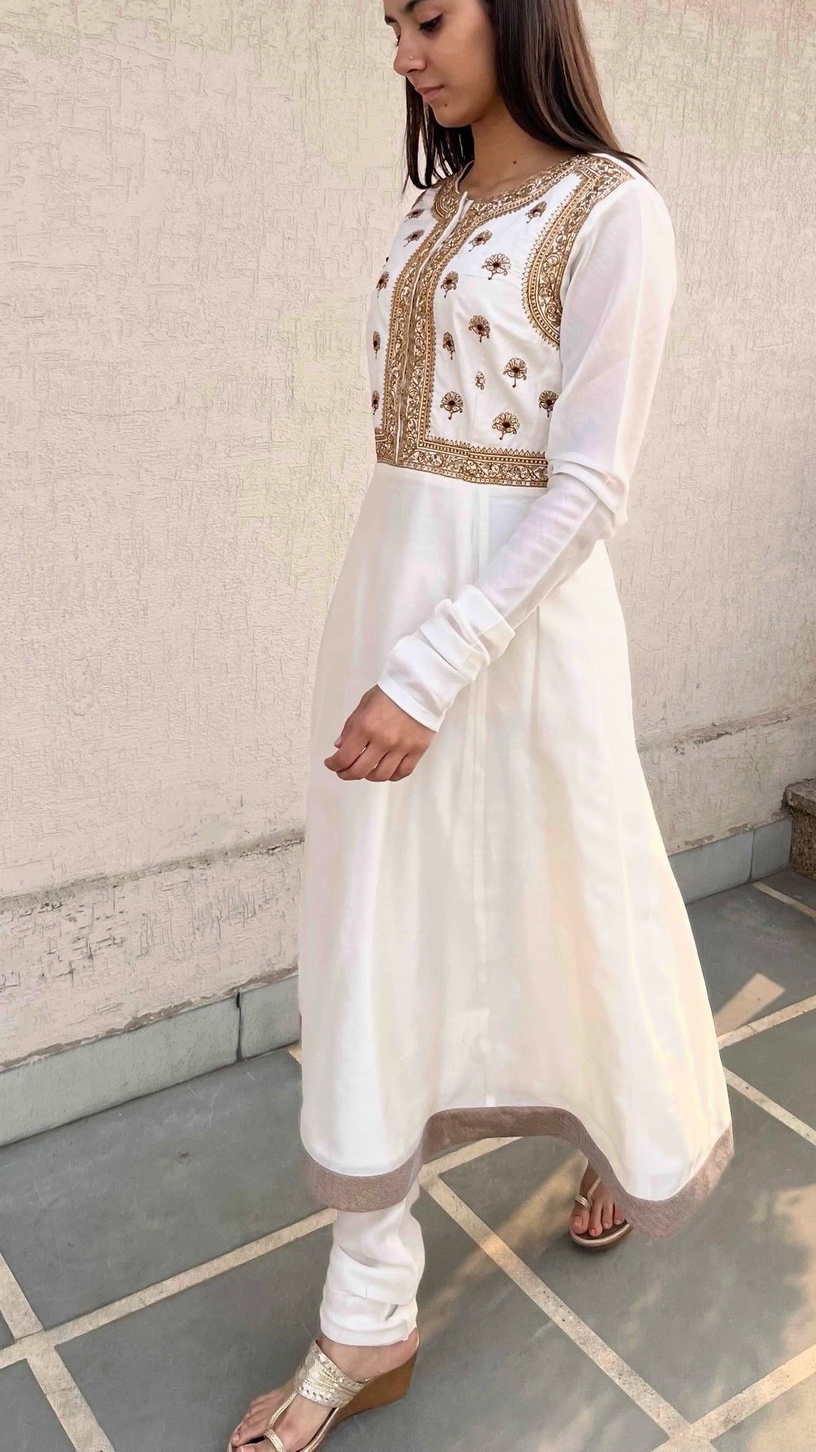 OFF-WHITE KURTA SET