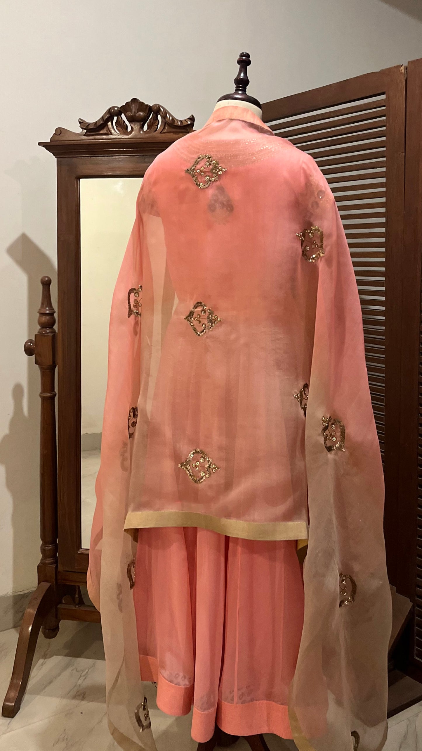 PINK ANARKALI SET