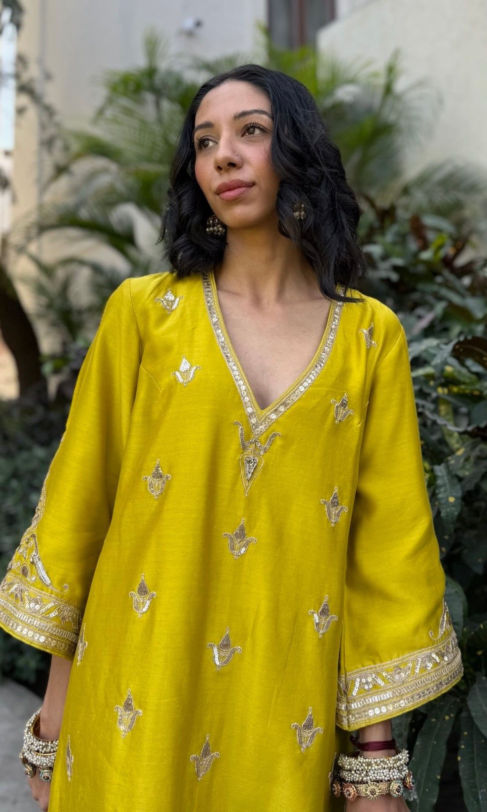 YELLOW KURTA SALWAR SET