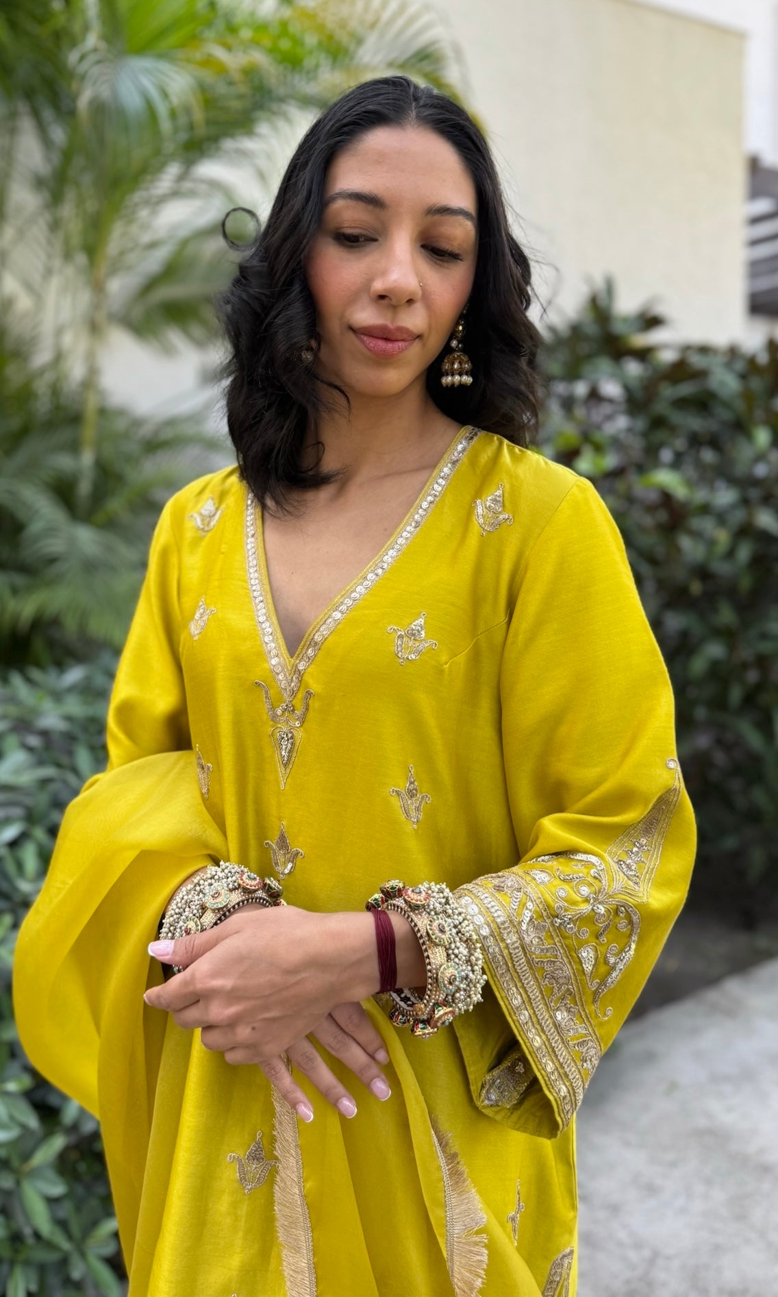 YELLOW KURTA SALWAR SET