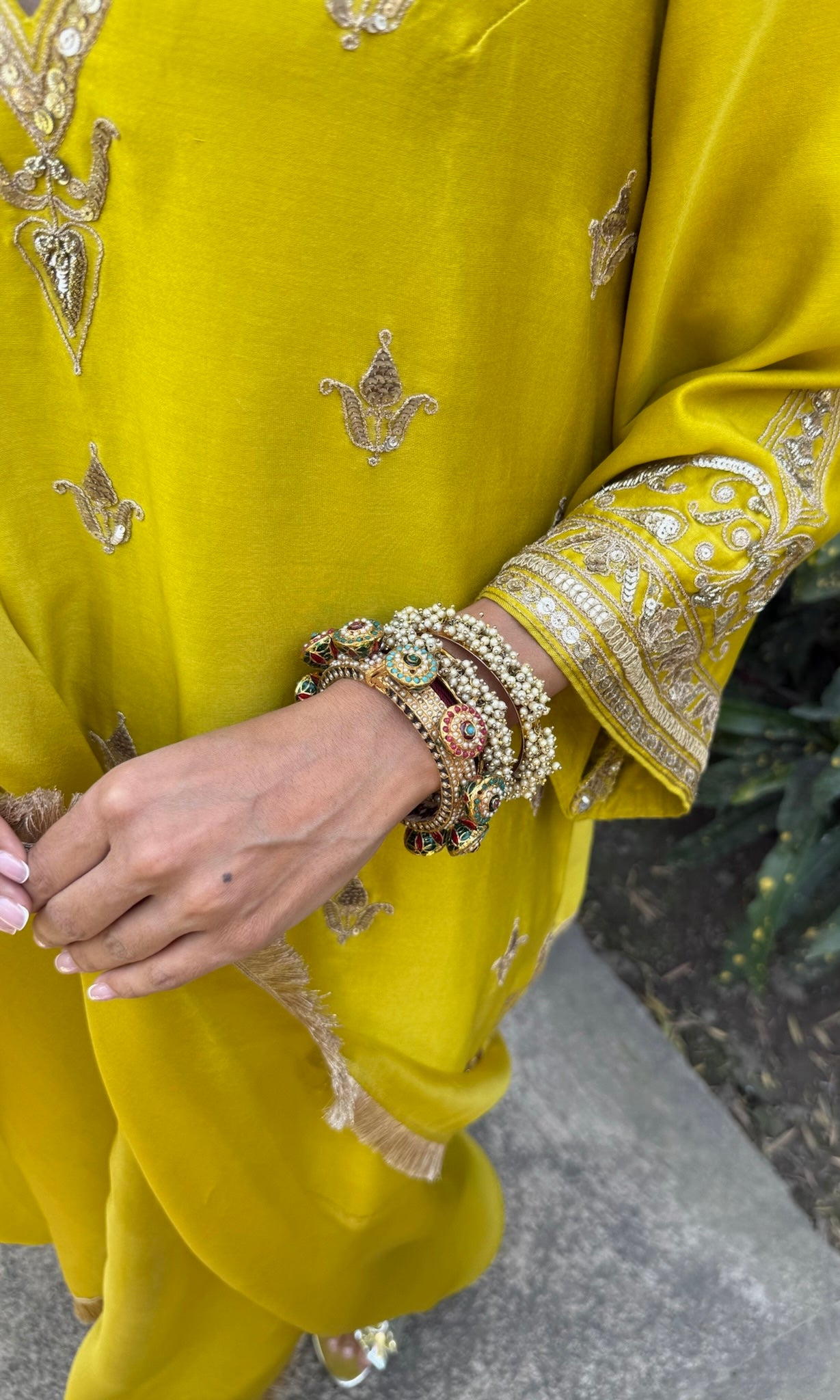 YELLOW KURTA SALWAR SET