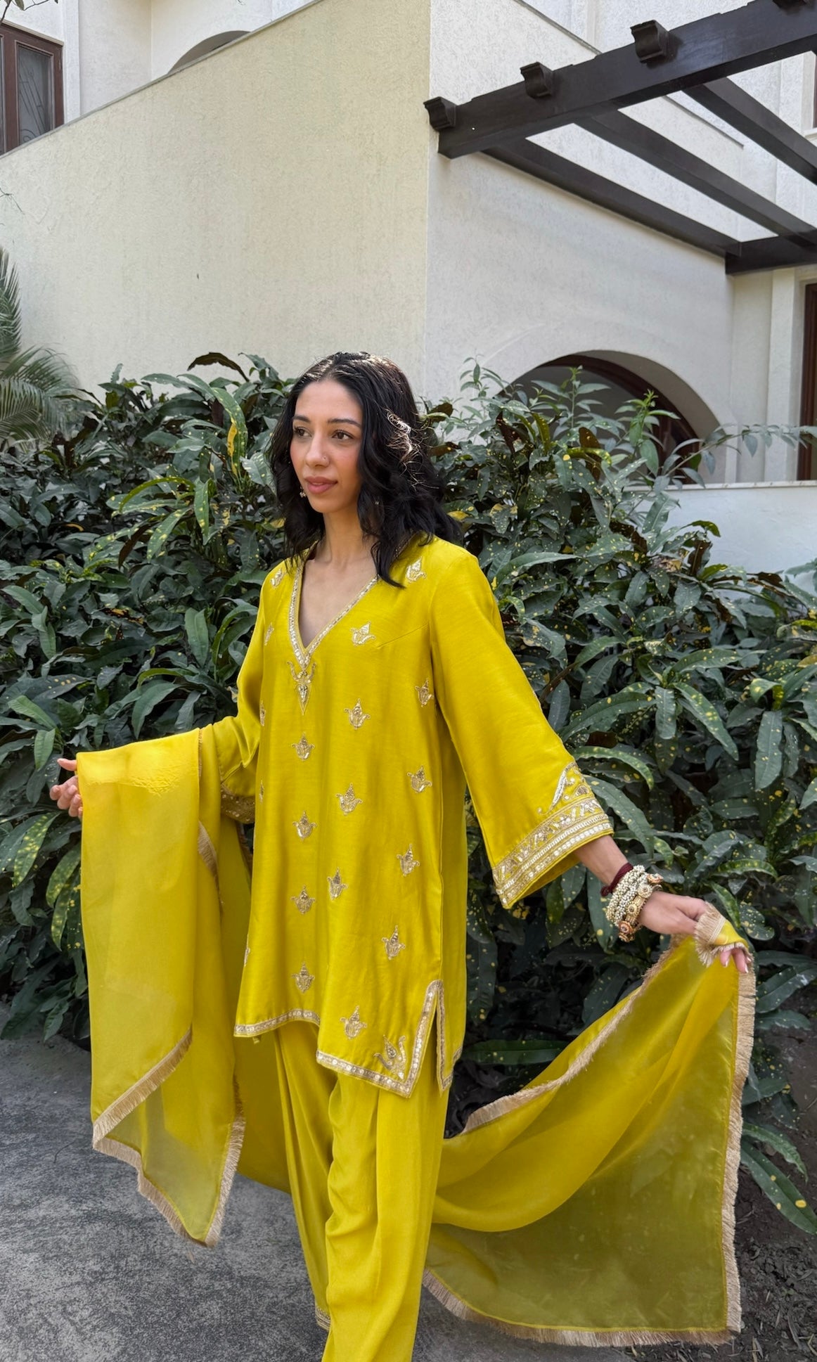 YELLOW KURTA SALWAR SET
