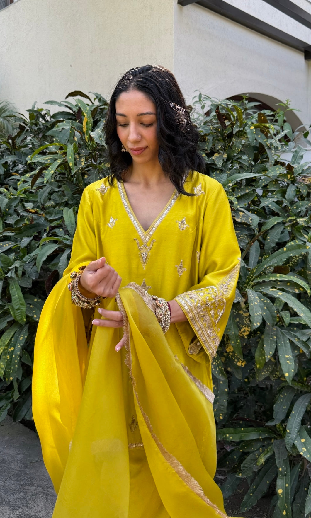 YELLOW KURTA SALWAR SET