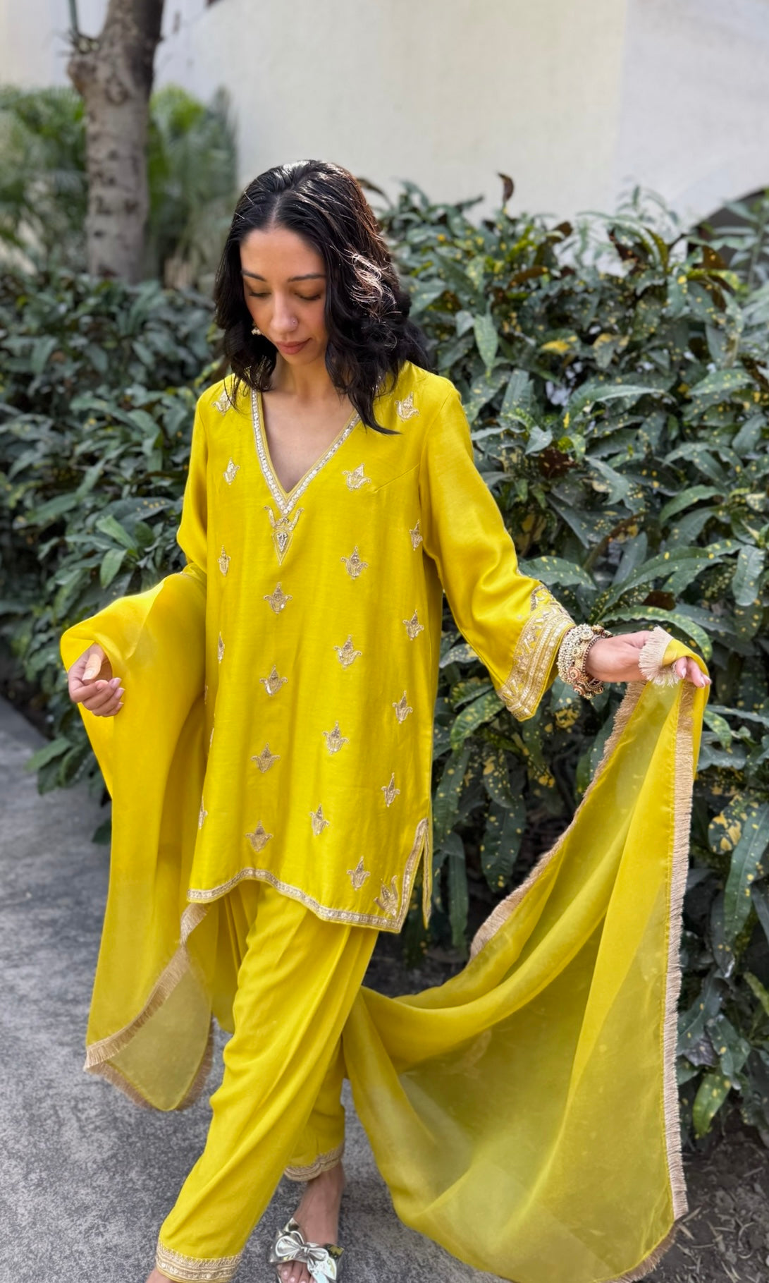 YELLOW KURTA SALWAR SET