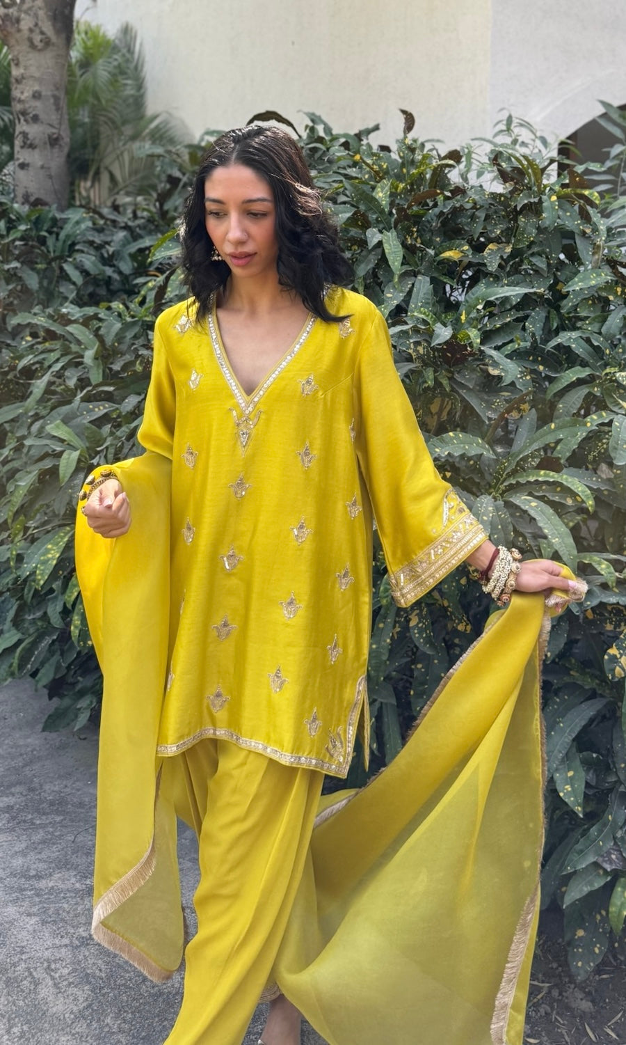 YELLOW KURTA SALWAR SET