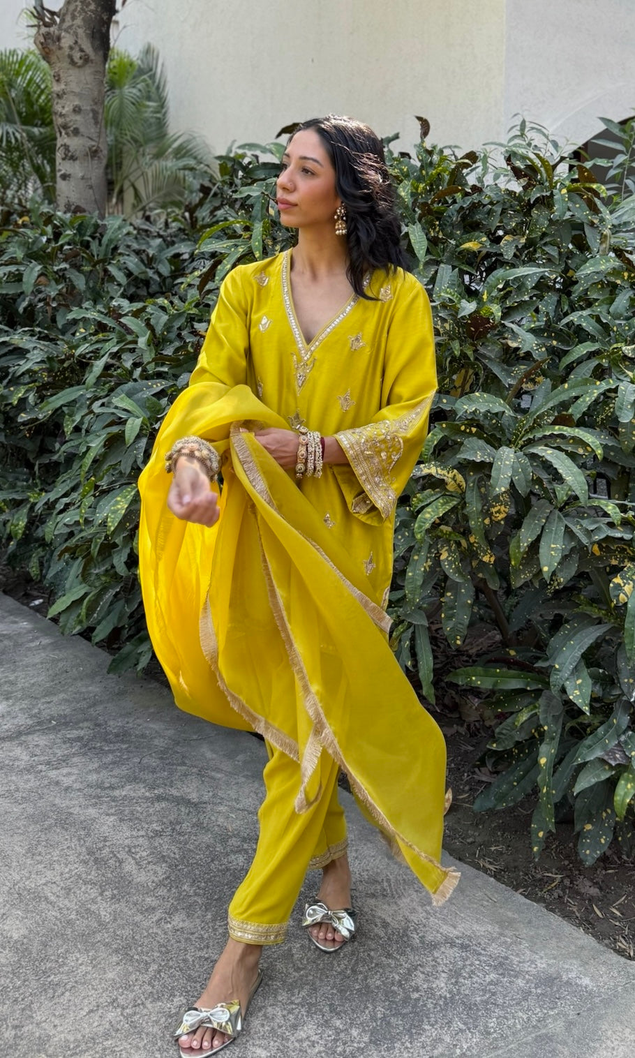 YELLOW KURTA SALWAR SET